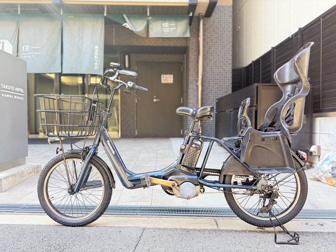 子供乗せ　パナソニック 電動アシスト自転車 チャイルドシート付き