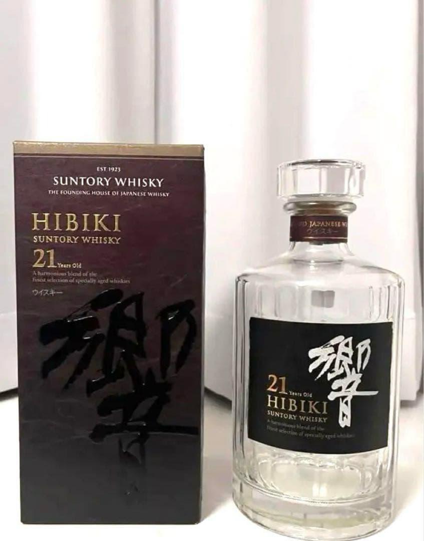 サントリー響21年空瓶　(紙箱付)美品