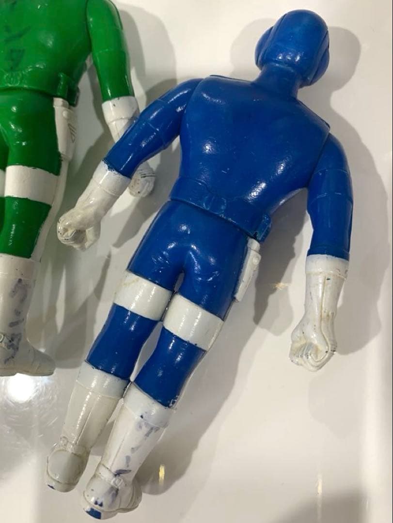 ⭐️希少⭐️超電子バイオマン⭐️アクアイガー　1984年製　ソフビ4体セット　バンダイ