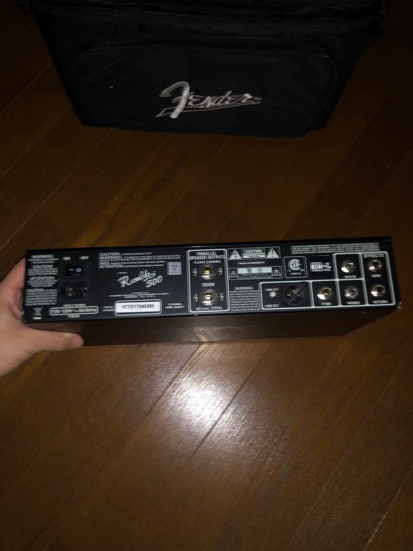 Fender Rumble 500 ヘッドアンプ　お手頃ベースアンプ