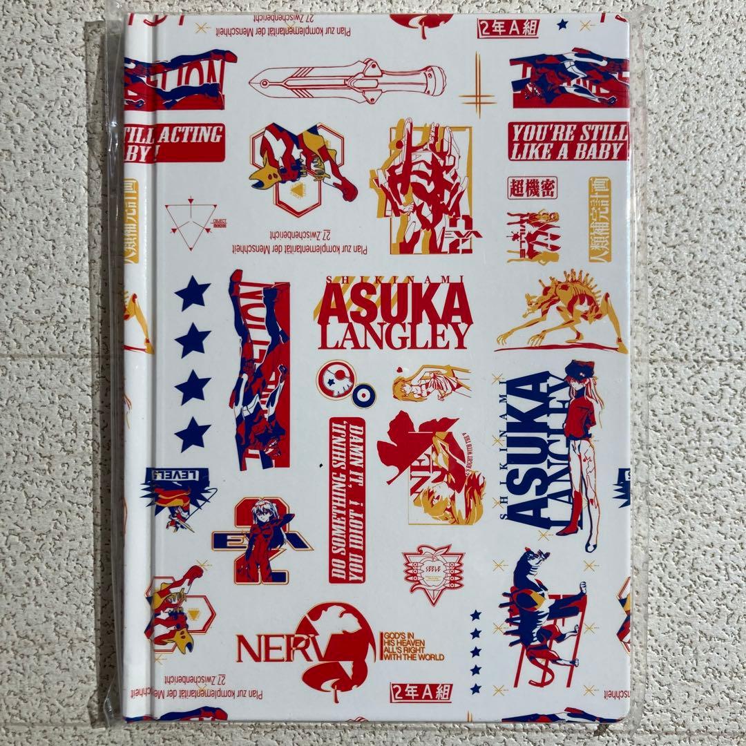 エヴァンゲリオン　アメリカンポップ　アスカ　ハードカバーノート　EVASTORE