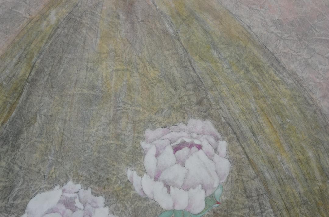 【「わらぼっち(冬牡丹)」 岩絵の具】東山魁夷の流派