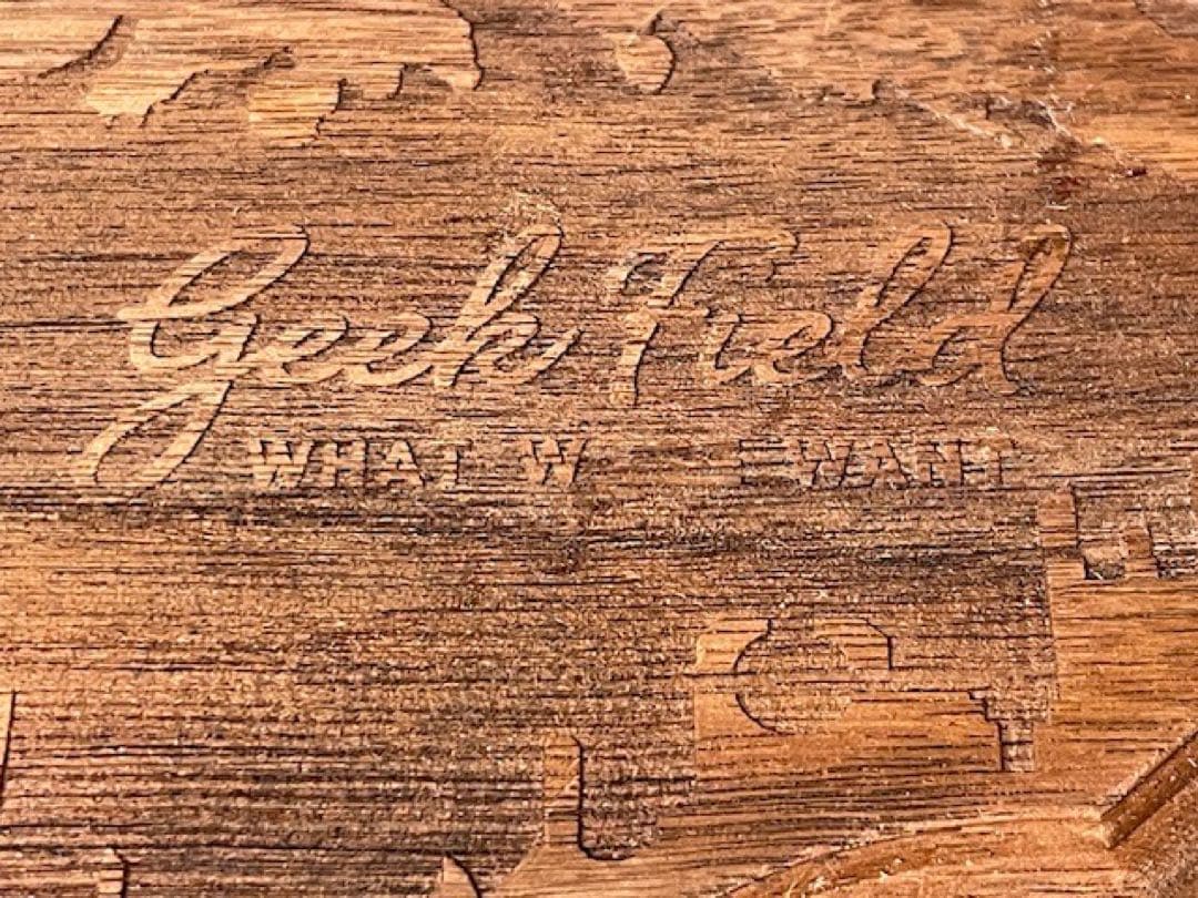超美品★WHAT WE WANT×geek field/ギーク　ゴールスタンド