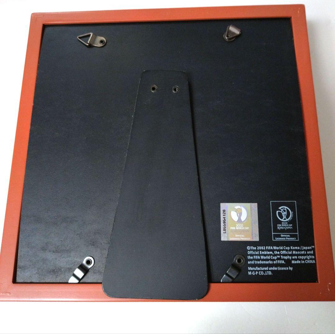 最終価格✨2002 FIFAワールドカップ 競技場限定品　ピンバッジ木製額
