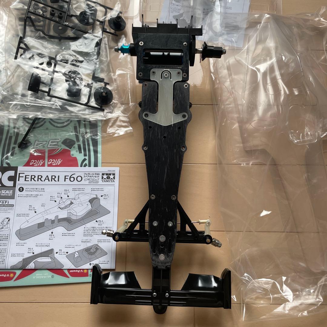 タミヤ　ラジコン　フェラーリＦ60 シャーシ,ボディセット Ｆ104
