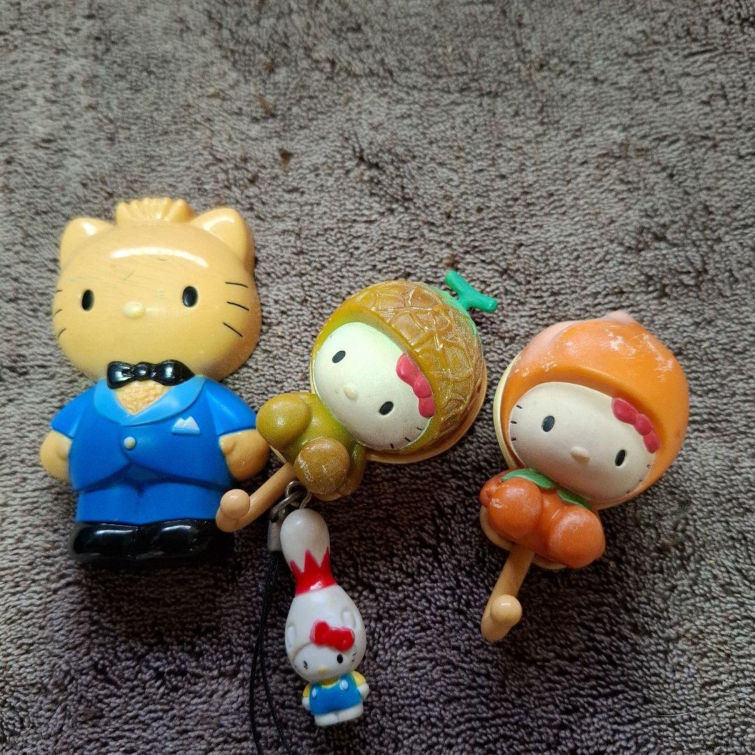 平成レトロハローキティ キーホルダー根付け色々