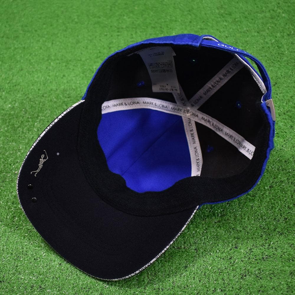 MARK&LONA/マークアンドロナ ゴルフ キャップ【ブルー】美品！