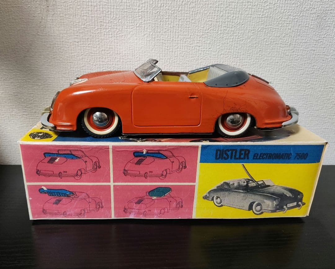 DISTLER　ディストラ　ポルシェ365　ドイツ製　　全長25cm　赤色
