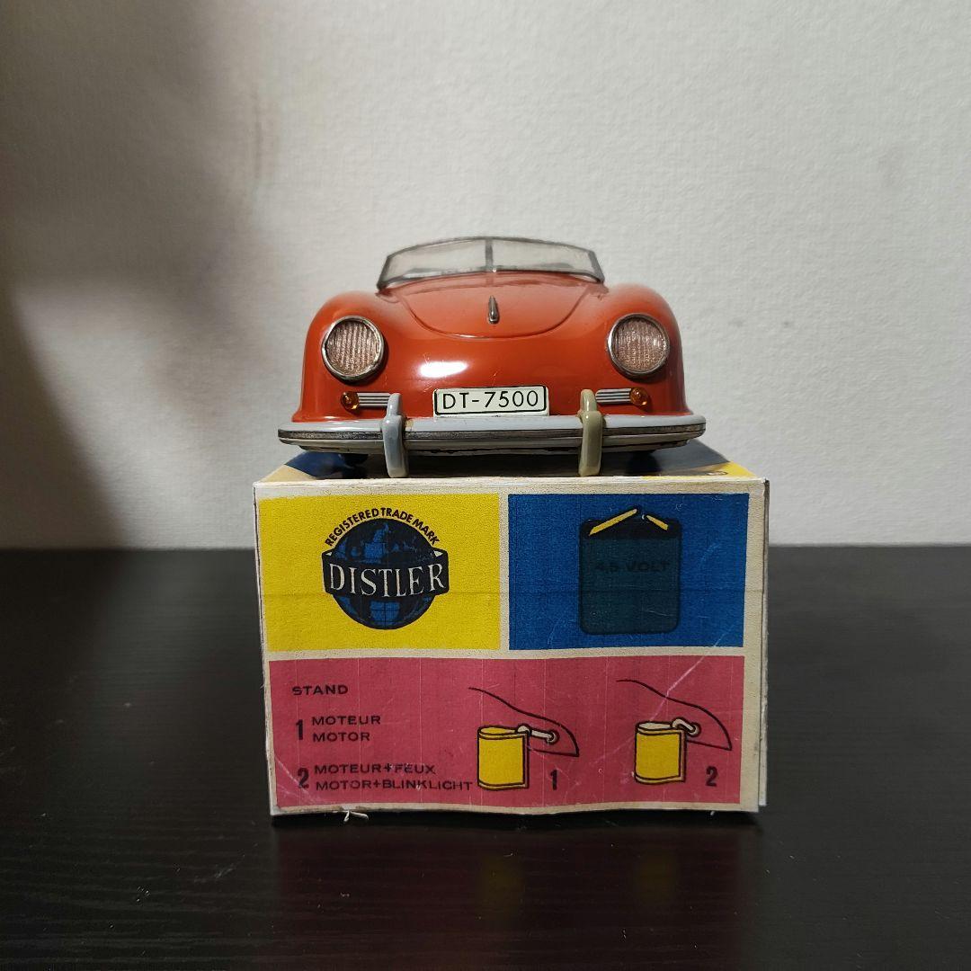 DISTLER　ディストラ　ポルシェ365　ドイツ製　　全長25cm　赤色