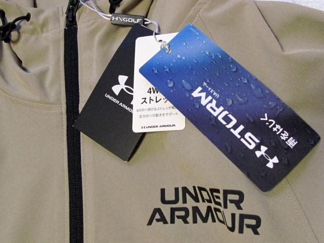 UNDER ARMOUR XL ゴルフジャケット 完売品 フルジップ 撥水