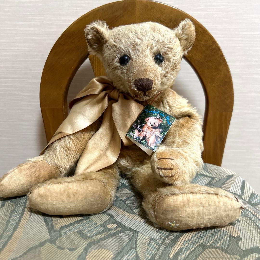 フォーゲットミーノットベア　リズさん アーティストベア海外作家　アンティークベア