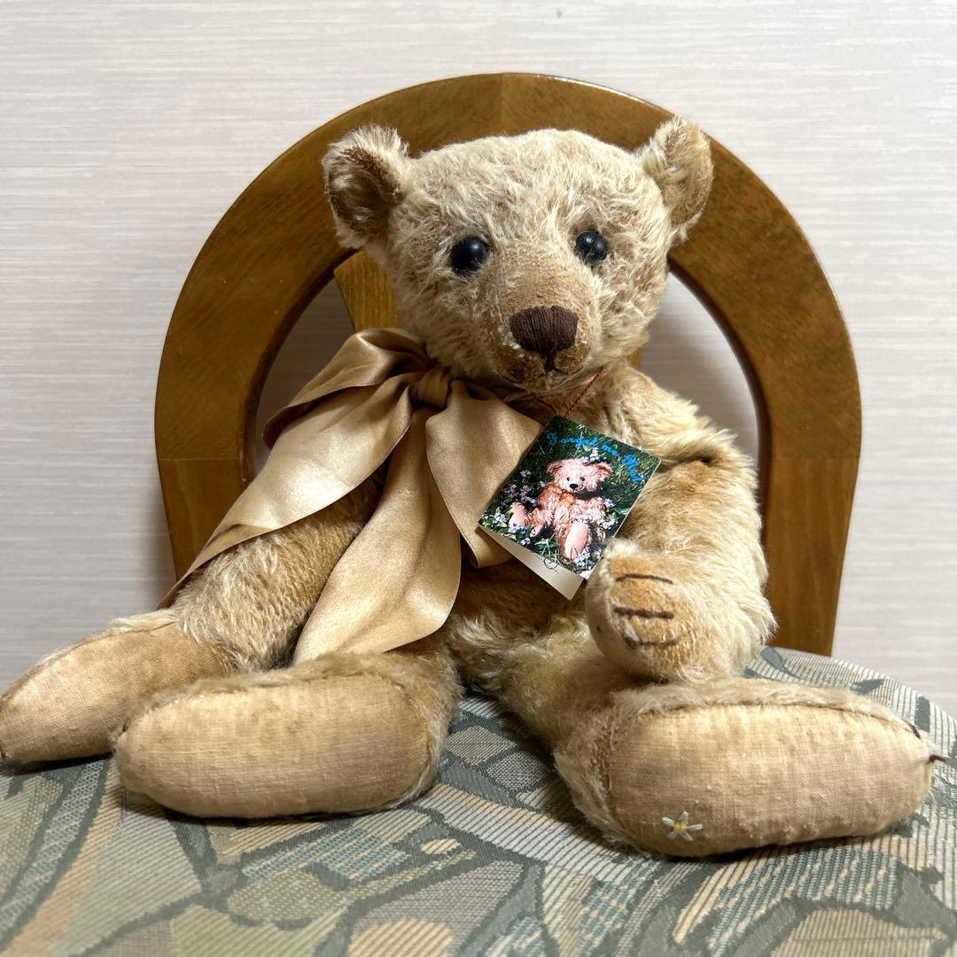 フォーゲットミーノットベア　リズさん アーティストベア海外作家　アンティークベア