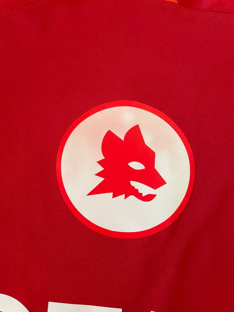 アディダスAsローマサッカー練習着Tiroトヨタ赤オレンジ半袖シャツセリエA