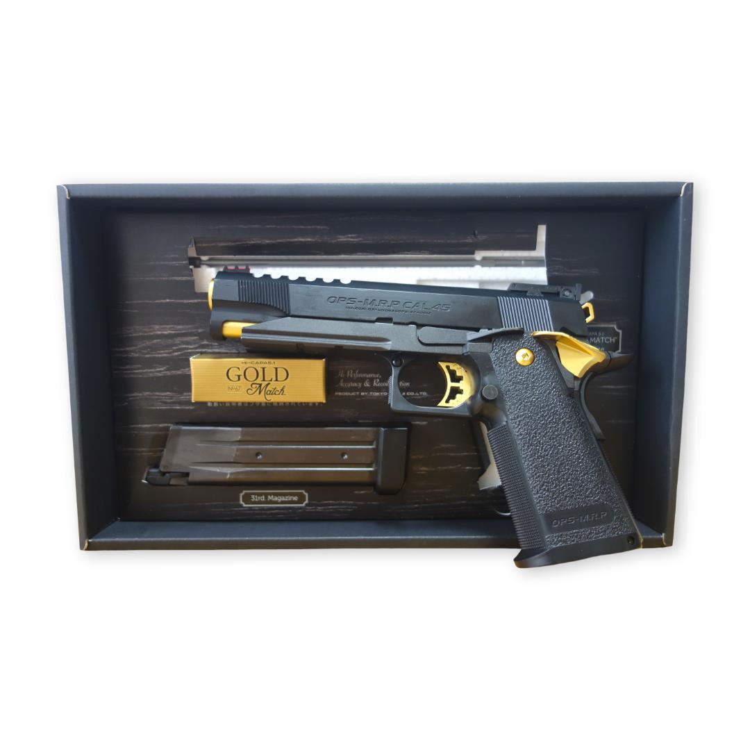 【美品】【カスタム】東京マルイ・ハイキャパ5.1　ゴールドマッチガスブローバック