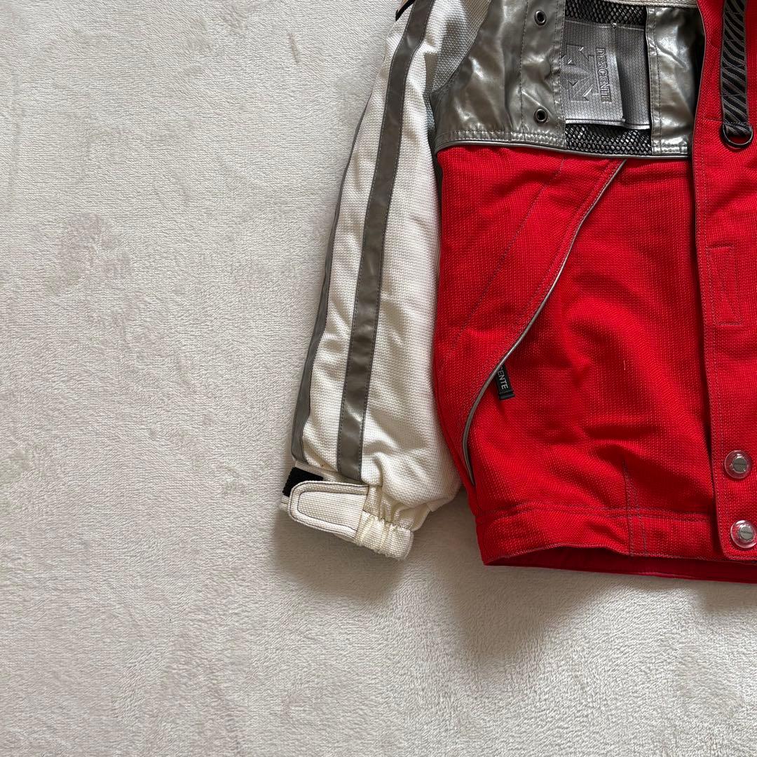 DESCENTE デサント スキーウェア 上下セット M スイス代表モデル 赤白