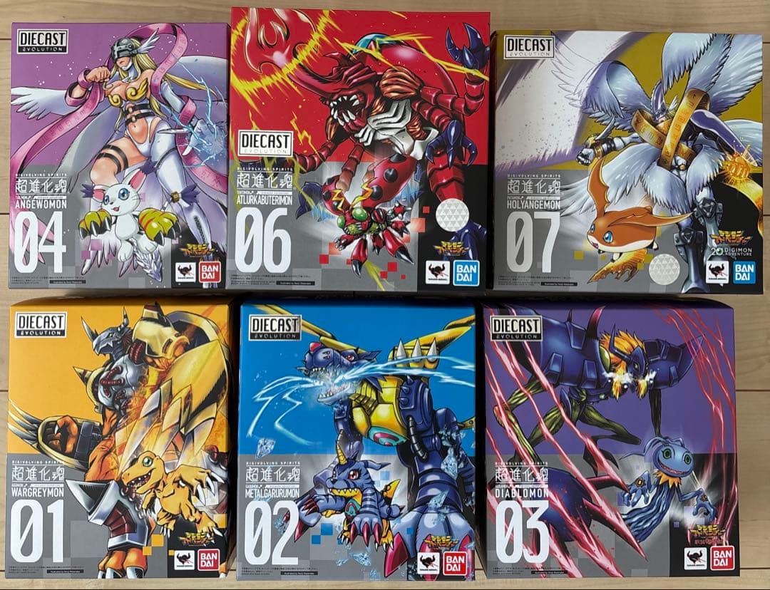 デジモンアドベンチャー　超進化魂　6点セット