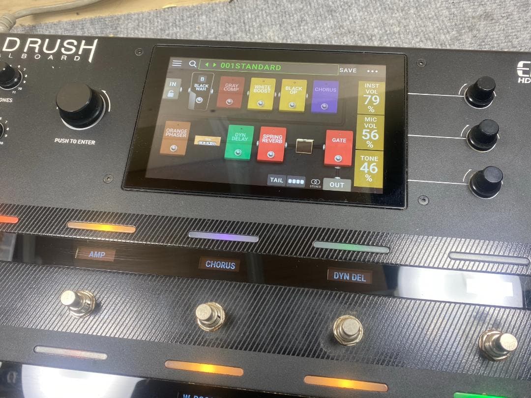 マルチエフェクター headrush pedalboard