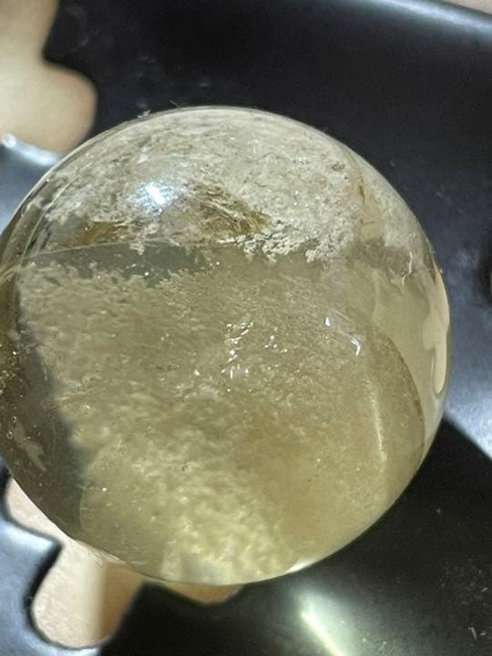 希少✨金運事業運UP シトリンスフィアファントム入り　24.3mm