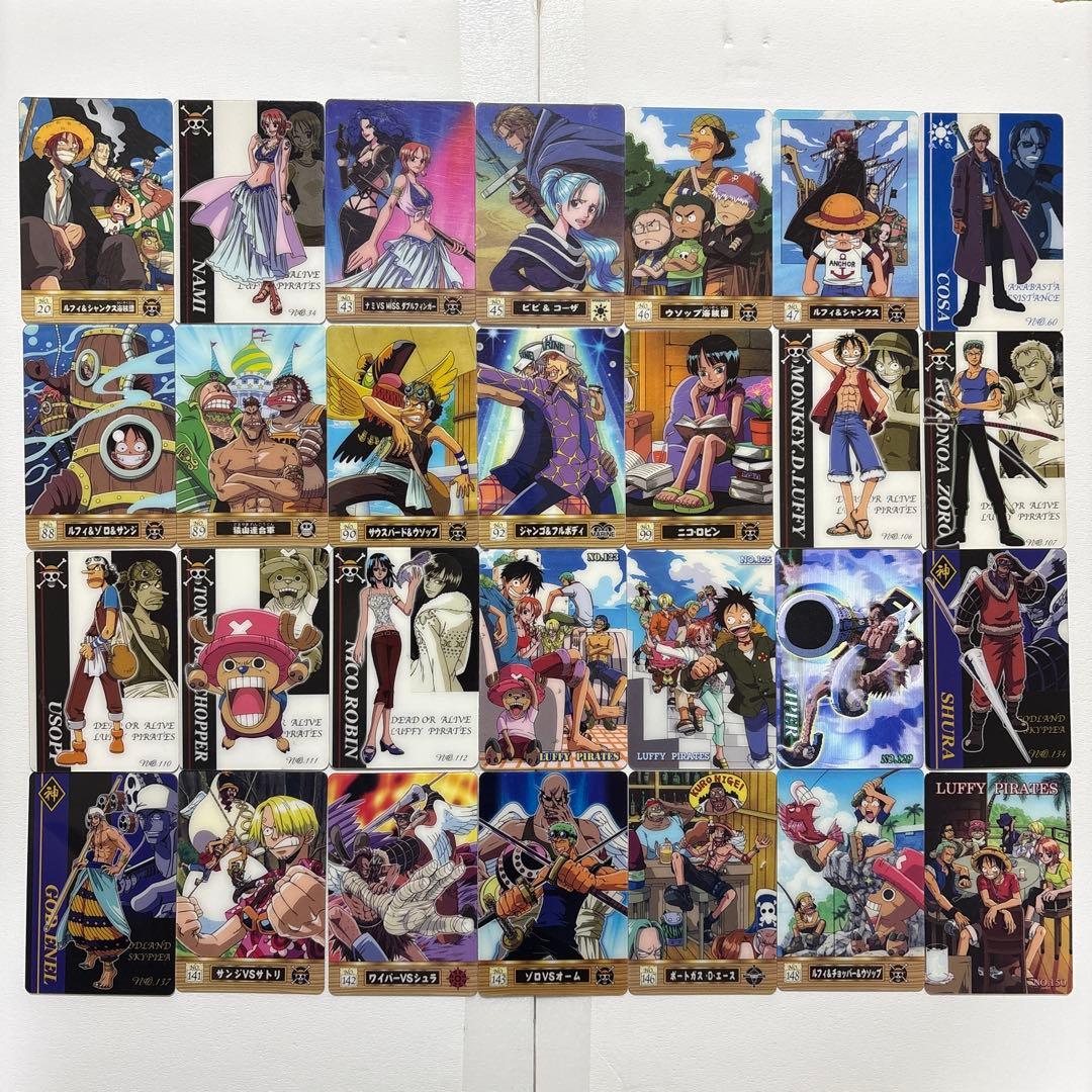 ワンピース　海賊王グミカード　67枚まとめ売り