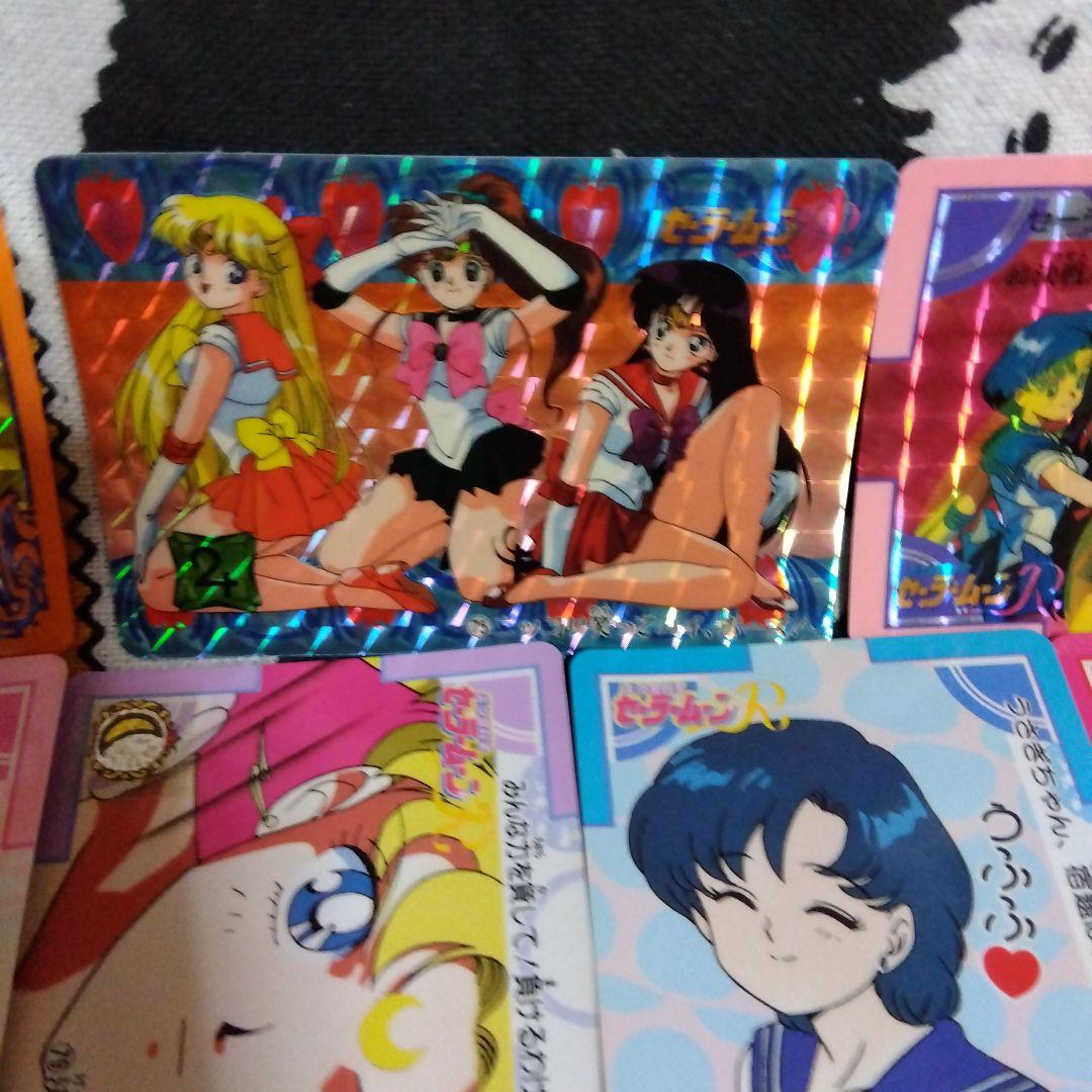 美少女戦士セーラームーン当時物バンダイカードダス34枚まとめ売り