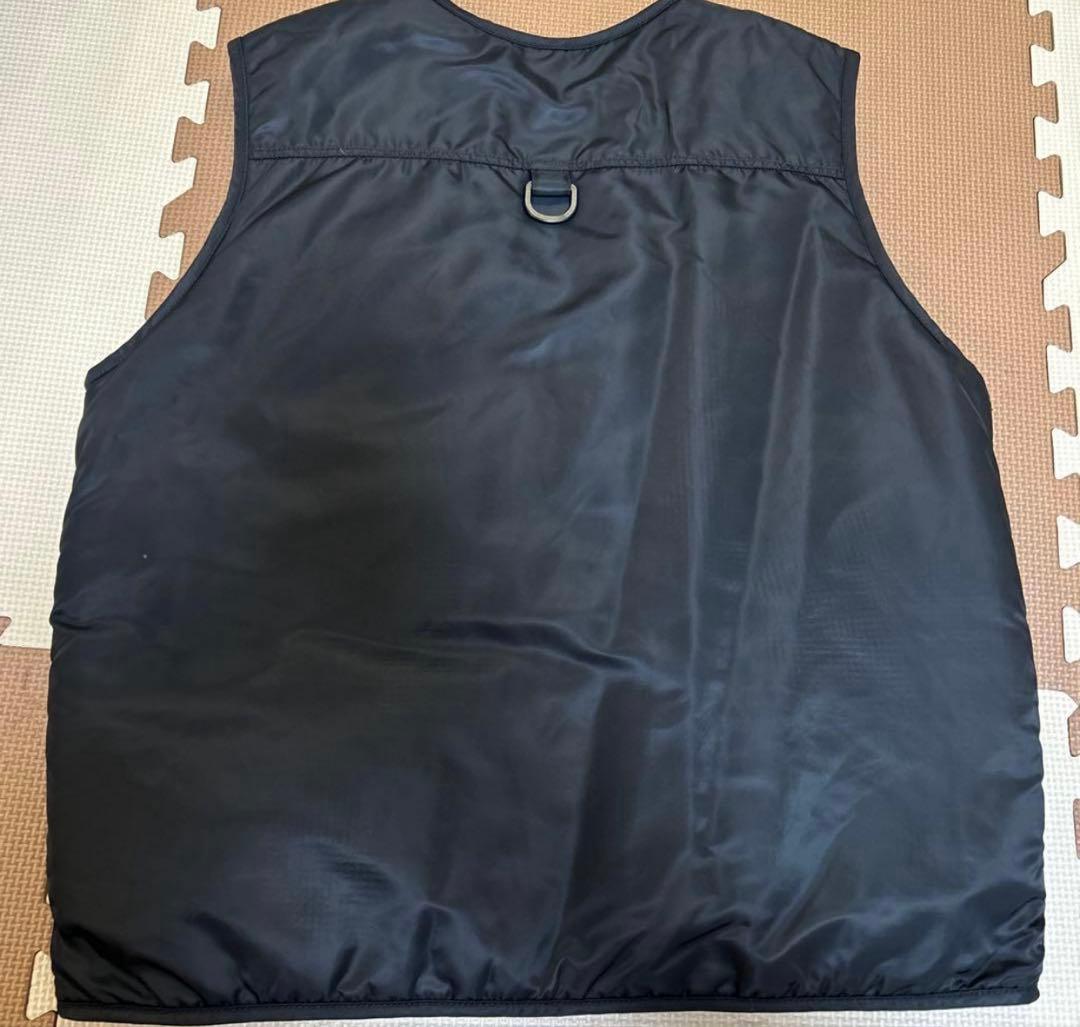 XLARGE ALPHA INDUSTRIES フィッシングベスト M黒