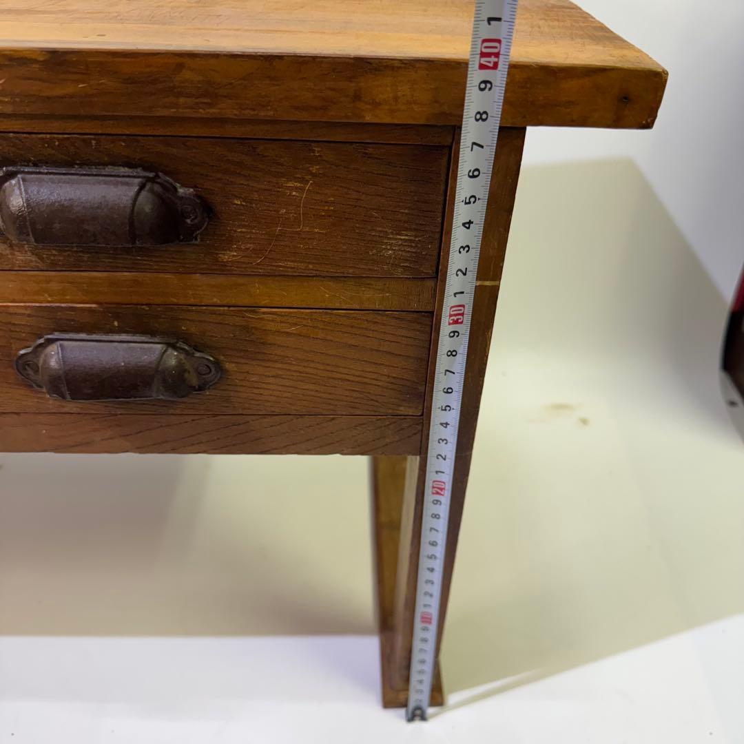 アンティーク　文机　時代物　高さ40cm 幅67cm