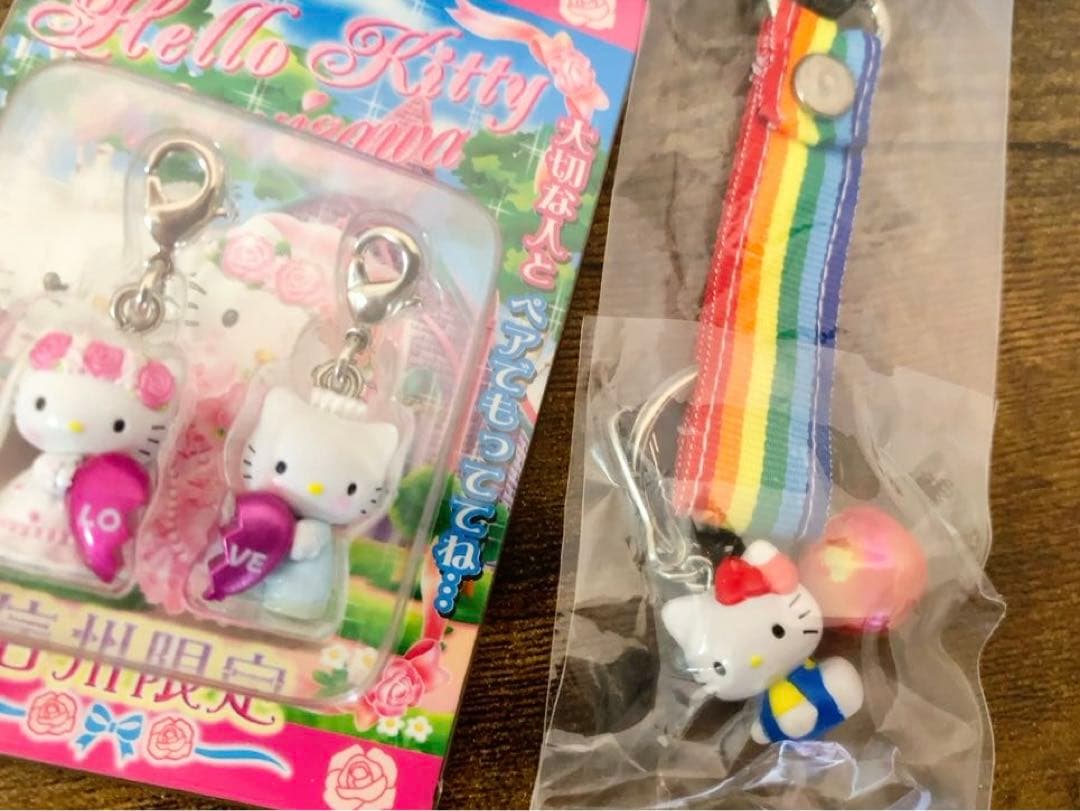 た*ぽ様 ☆激レア☆ ハローキティ ビーズポーチ　ブレスレット　ストラップ等　9