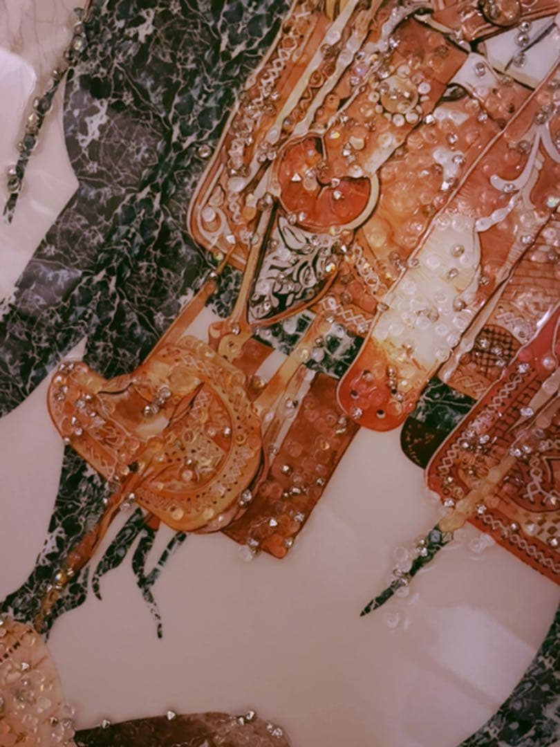 セラミック絵画　馬　陶芸絵画　ダイヤモンド絵画　風水に良い