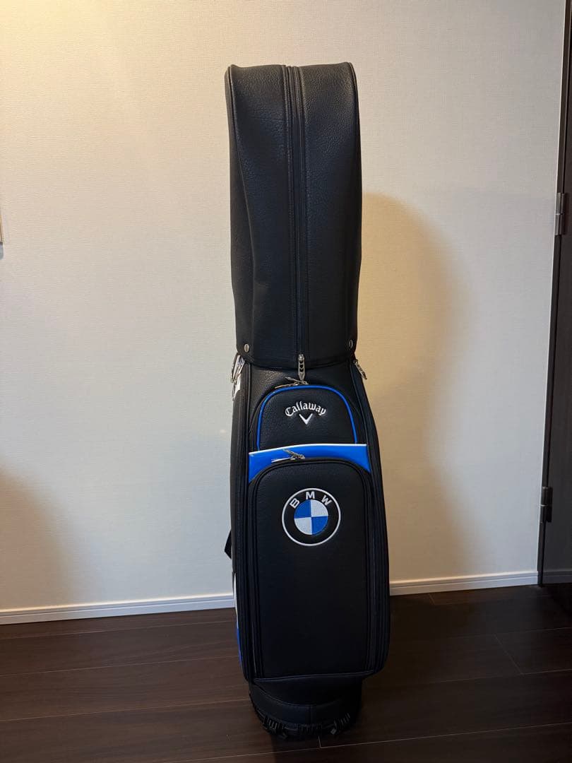 コラボ キャディバッグ/ブラック×ブルー系 Callaway 未使用