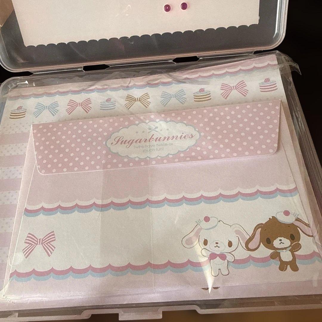 ⭐️サンリオ⭐️Sugarbunnies ケース付きレターセット [平成レトロ]希少