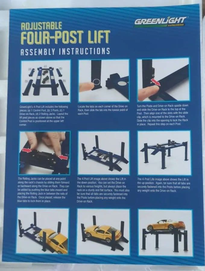 ミニカー GREENLIGHT 1:18 Four-Post Lift