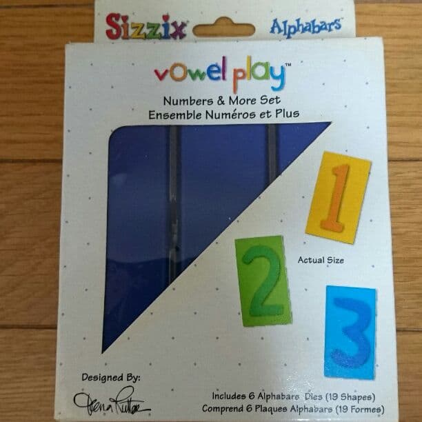 シジックスダイカット本体 数字・記号 レア 未開封(廃盤品・入手困難)