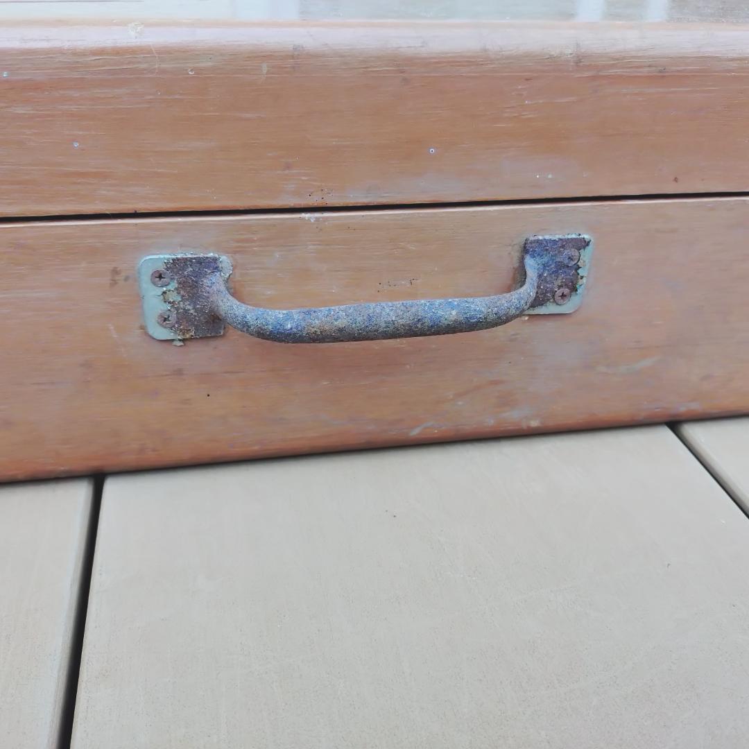 （昭和レトロ）サッポロビール　リボンシトロエン　木製ケース　仕切り板付き