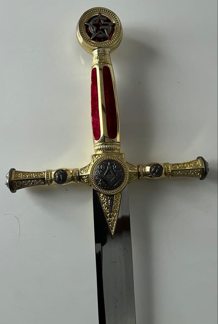 Masonic Sword 金属製 模造刀 西洋剣 レプリカ