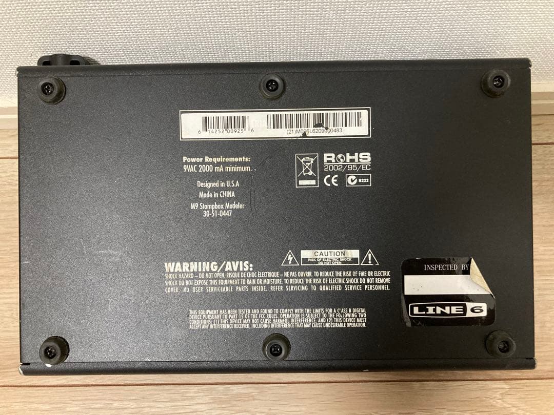ギター LINE 6 M9 STOMPOX MODELER