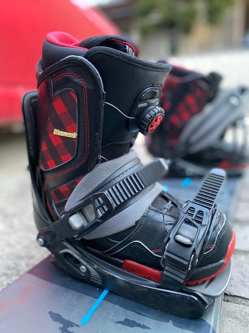 キスマーク　23.0-23.5cm ダイヤル式ブーツ