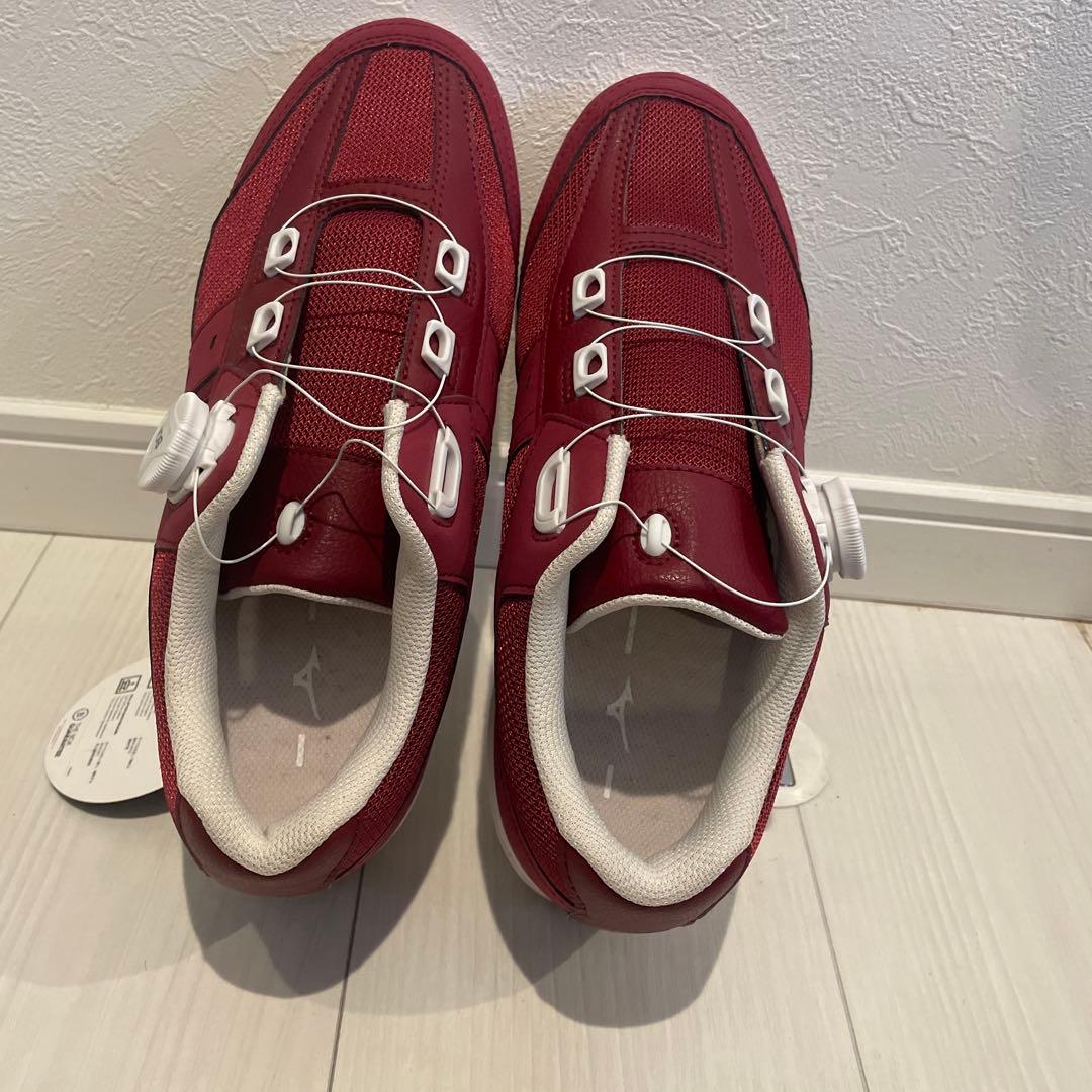 Mizuno ゴルフシューズ BOAシステム 赤