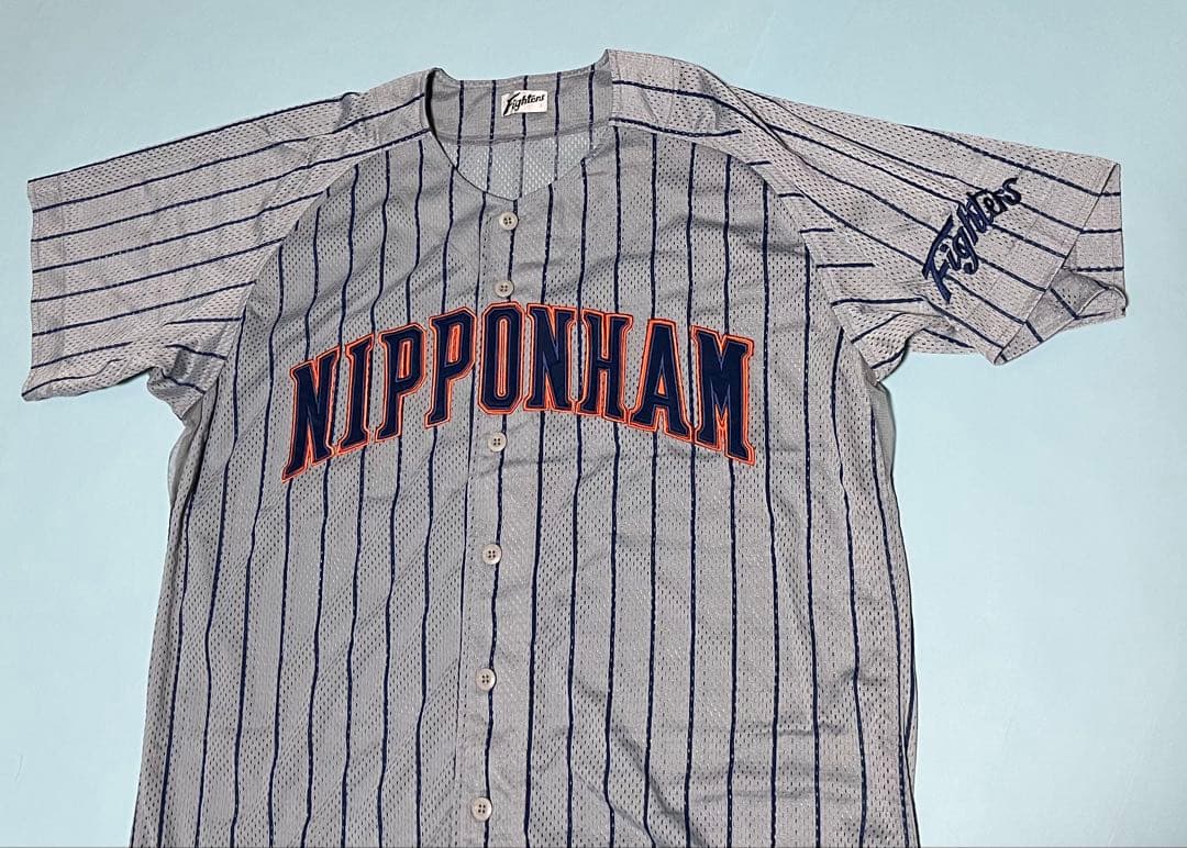 日本ハムファイターズ　ユニフォーム　1993-2003ビジターモデル　デサント