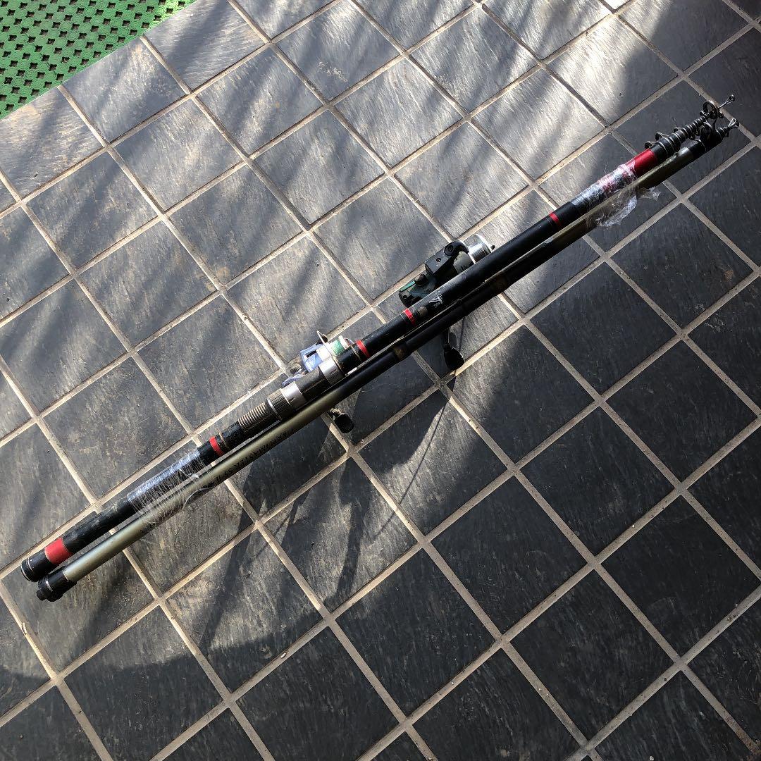 釣り竿　リール付き2本セット