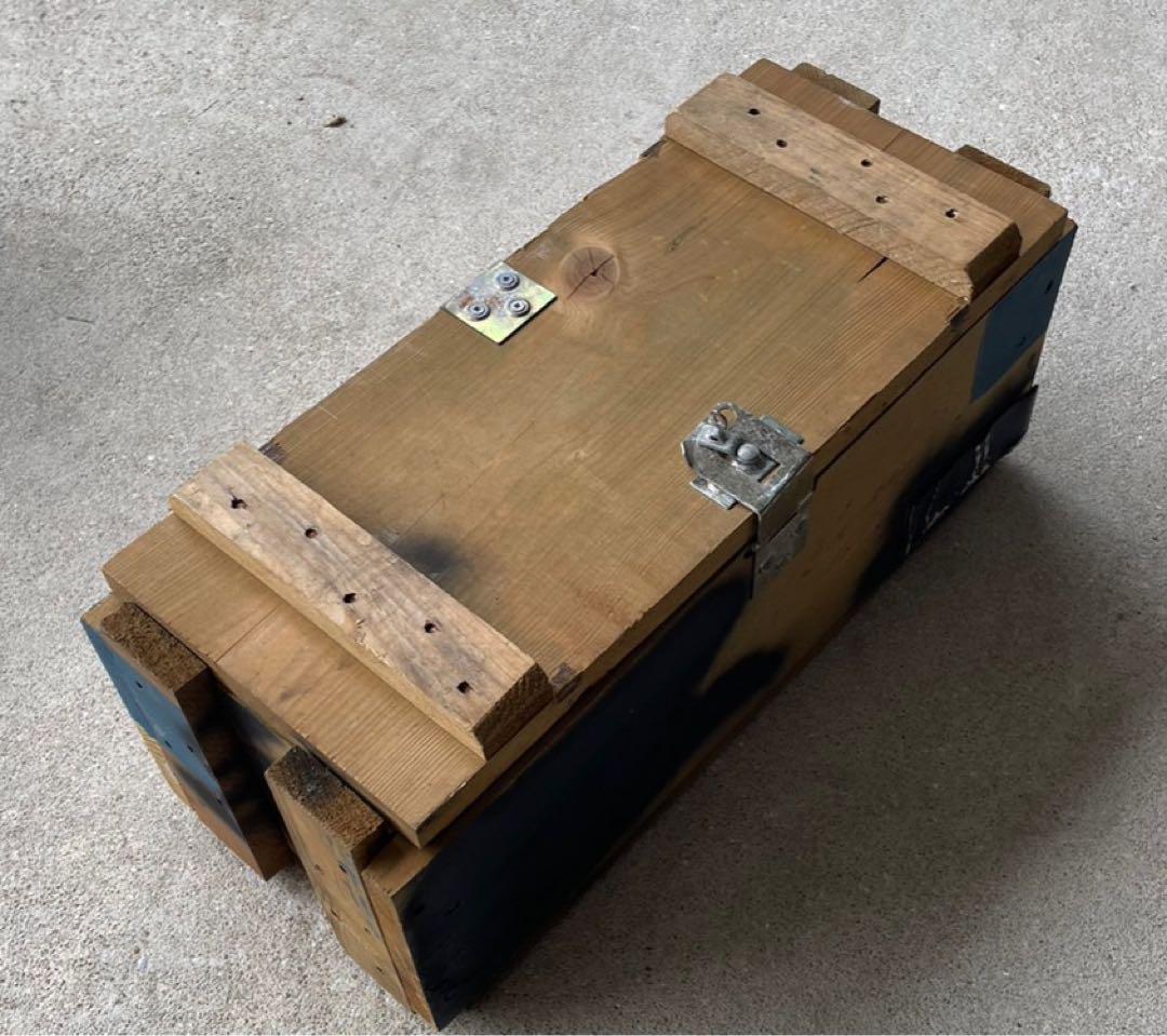 米軍海兵隊木製弾薬箱希少品