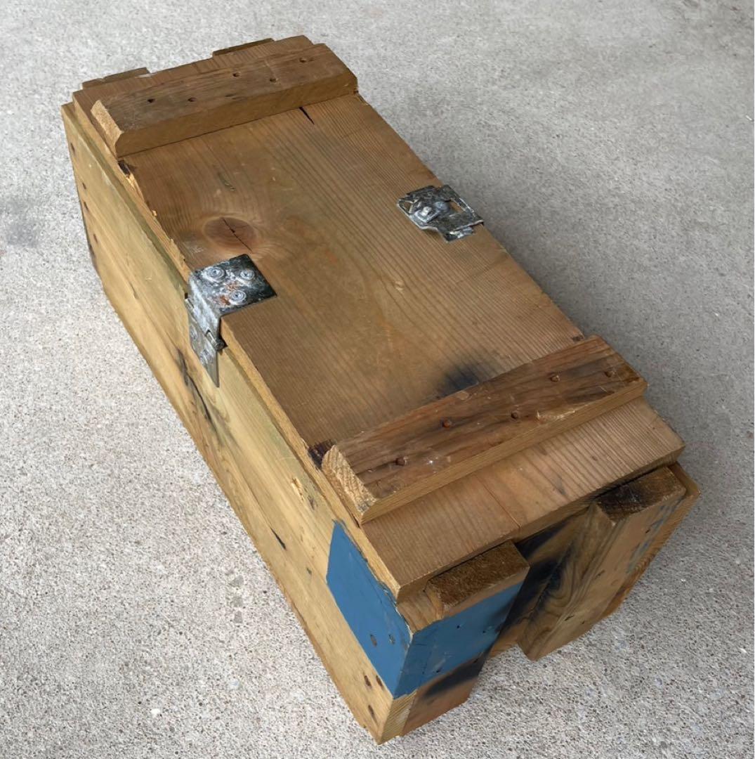 米軍海兵隊木製弾薬箱希少品