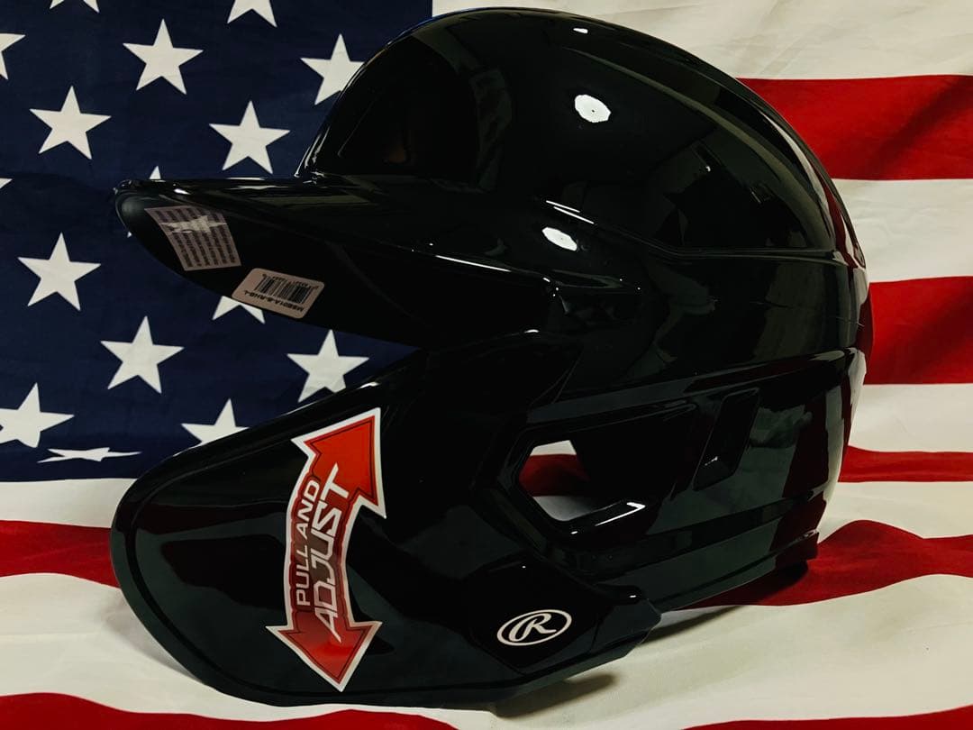 【新品】ローリングス 野球 右打者用 片耳ヘルメット フェイスガード付 Lサイズ