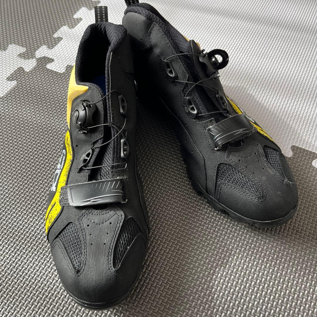 SIDI ビンディングシューズ　自転車用シューズ ブラック/イエロー