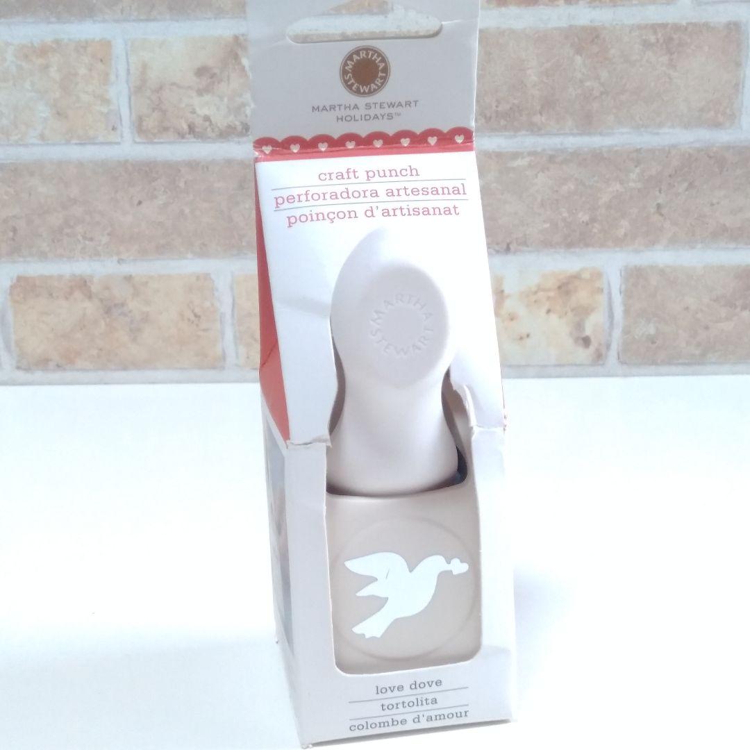 レア☆新品 マーサスチュワート クラフトパンチ　鳩　ハト　love dove
