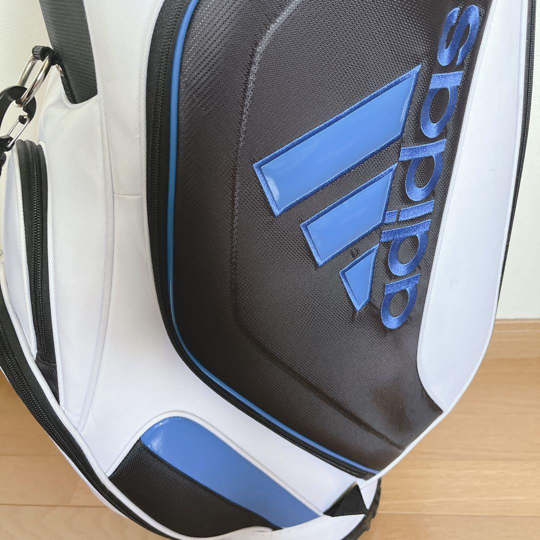 K148 adidas 軽量キャディバッグ ブルーブラック