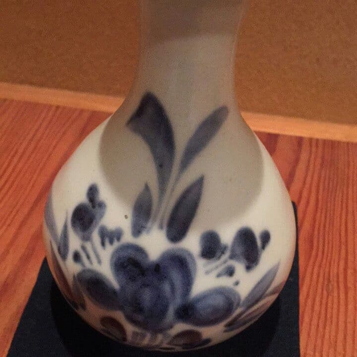 名品 希少 徳化窯 ( 花紋 花瓶 ) 中国美術 東洋美術