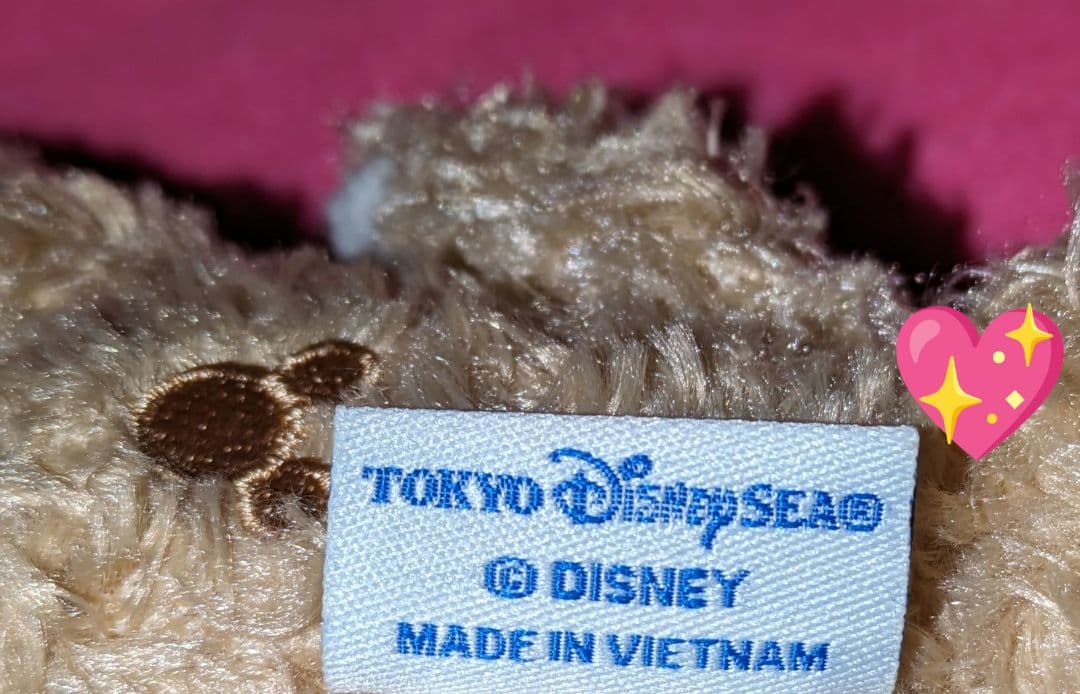 ♡美品♡ディズニー♡ミッキー＆ミニー♡ぬいぐるみマスコット＆ぬいぐるみピンバッジ