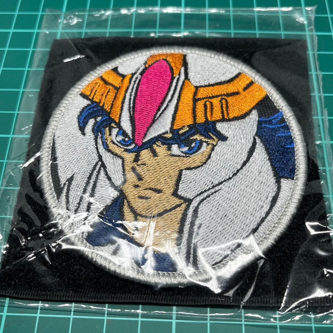 聖闘士星矢 フェニックス一輝 刺繍ベルクロパッチ 約10cm