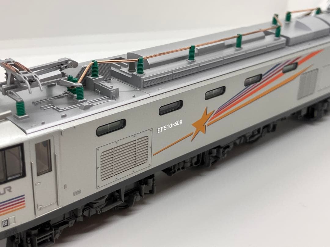 509号機 EF510 カシオペア色 【 KATO HOゲージ改造】