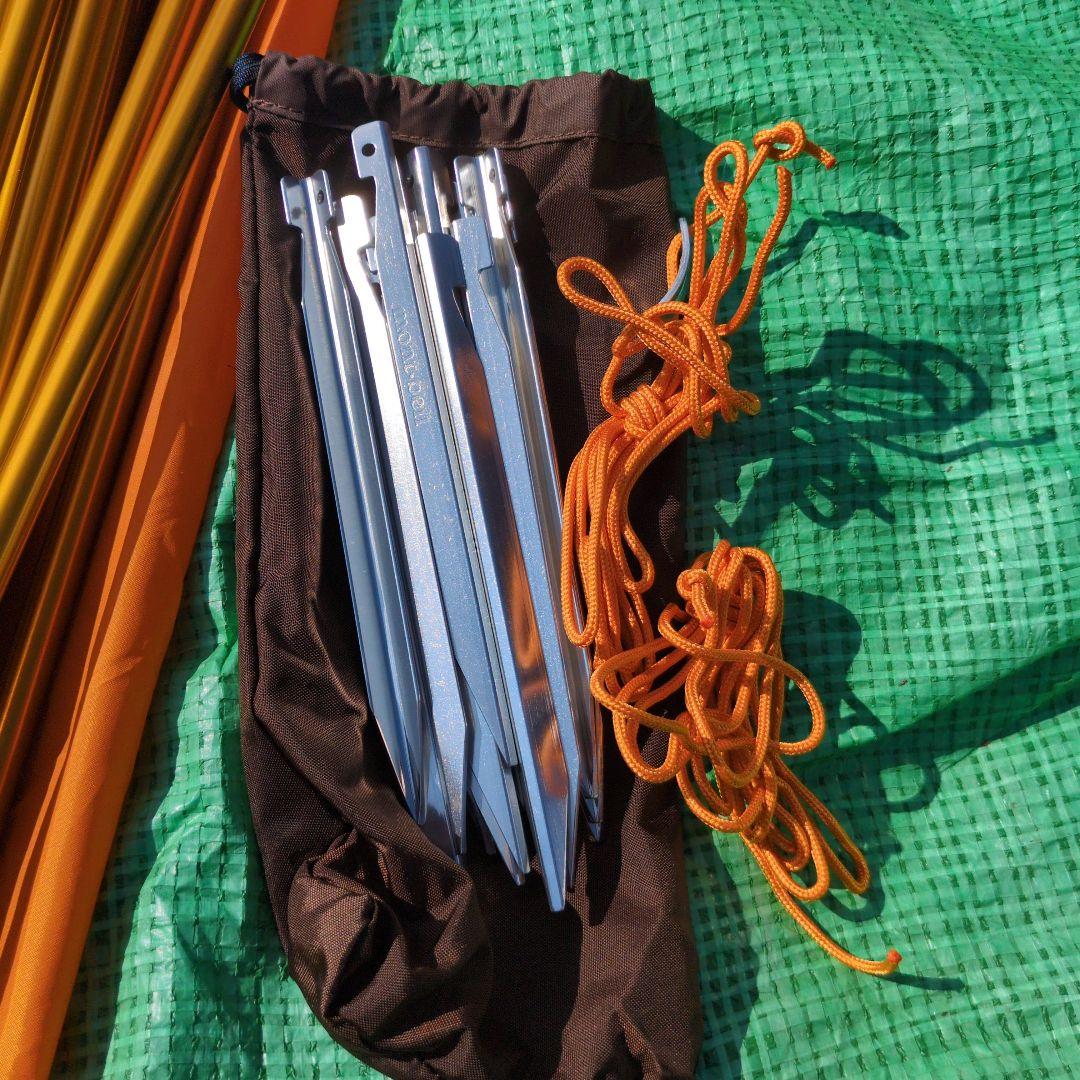 mont-bellクロノスドーム4型　専用テントマット付　モンベルテント